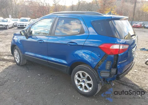 2019 Ford Ecosport Se из США, поврежденный, VIN MAJ6S3GL1KC299530